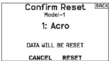 SPEKTRUM NX20 - Model Reset - 1