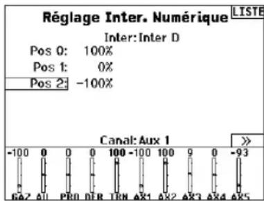 SPEKTRUM NX20 - Configuration des commutateurs combinés - 1