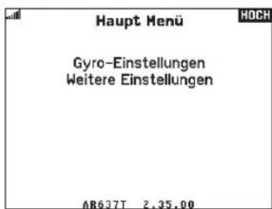 SPEKTRUM NX20 - Vorwärtsprogrammierung - 3