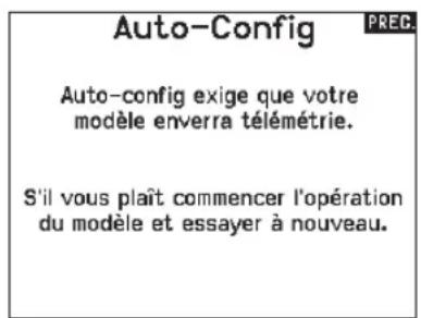SPEKTRUM NX20 - Configuration automatique de la télémetrie - 2