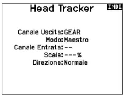 SPEKTRUM NX20 - Per configurare il visore FPV con Head Tracking: - 2