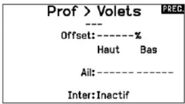SPEKTRUM NX20 - Volets vers Profondeur - 4