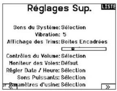 SPEKTRUM NX20 - Réglages supplémentaires - 1