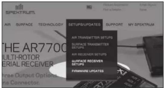 SPEKTRUM NX20 - Installation automatique des mises à jour du logiciel Spektrum AirWare - 1