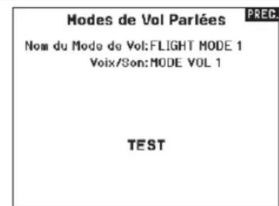 SPEKTRUM NX20 - Mode de vol parlé - 1