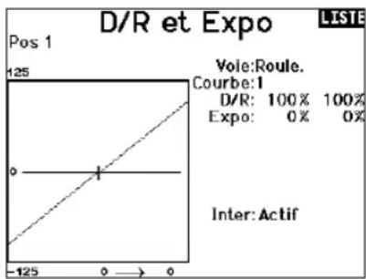SPEKTRUM NX20 - Débattements et expo (liste des fonctions) - 1