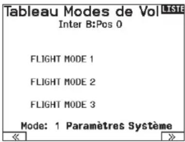 SPEKTRUM NX20 - Configuration du mode de vol - 2