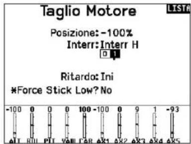 SPEKTRUM NX20 - Taglio Motore (spegnimento del motore) - 2
