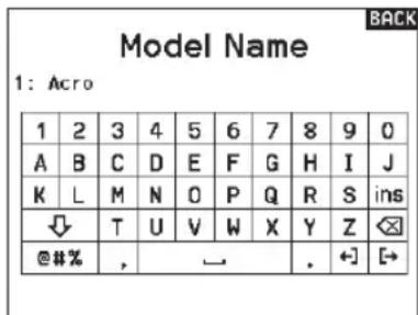 SPEKTRUM NX20 - Model Name - 1