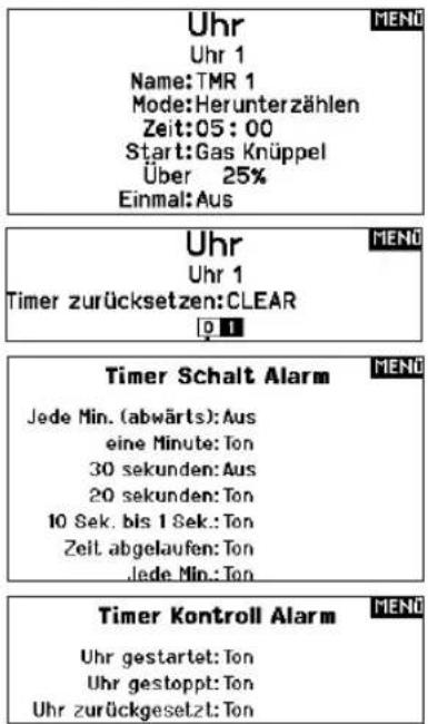 SPEKTRUM NX20 - Timer Schalt und Kontroll Alarme - 1
