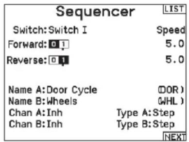 SPEKTRUM NX20 - Sequencer - 3