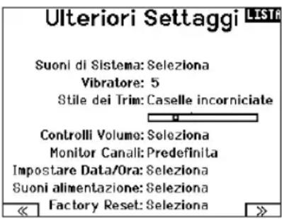SPEKTRUM NX20 - Ulteriori settaggi - 1