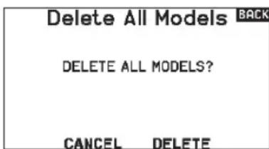 SPEKTRUM NX20 - Delete All Models - 1