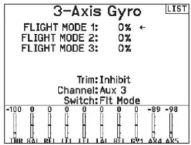 SPEKTRUM NX20 - Gyro (1,2,3) - 1