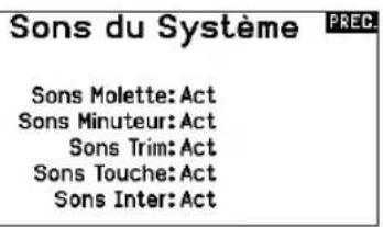 SPEKTRUM NX20 - Lessons du systeme - 1