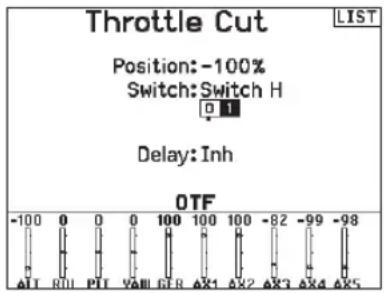 SPEKTRUM NX20 - Motor Cut (Function List) - 2