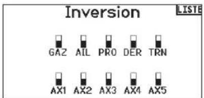 SPEKTRUM NX20 - Inversion de la direction - 1