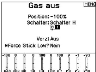 SPEKTRUM NX20 - Gas aus - 2
