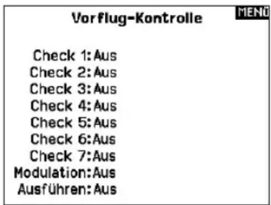 SPEKTRUM NX20 - Vorflugkontrolle - 1