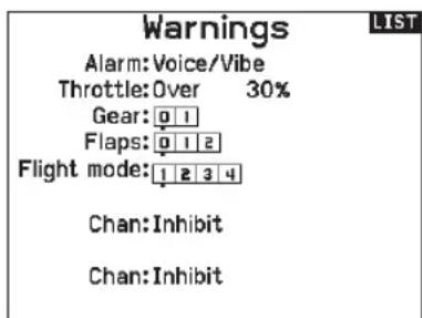 SPEKTRUM NX20 - Warnings - 1