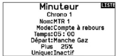 SPEKTRUM NX20 - Chronomètre - 1