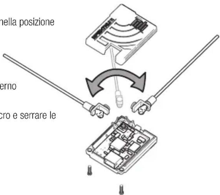 SPEKTRUM DSMX - Cambiare la posizione dell'antenna - 1