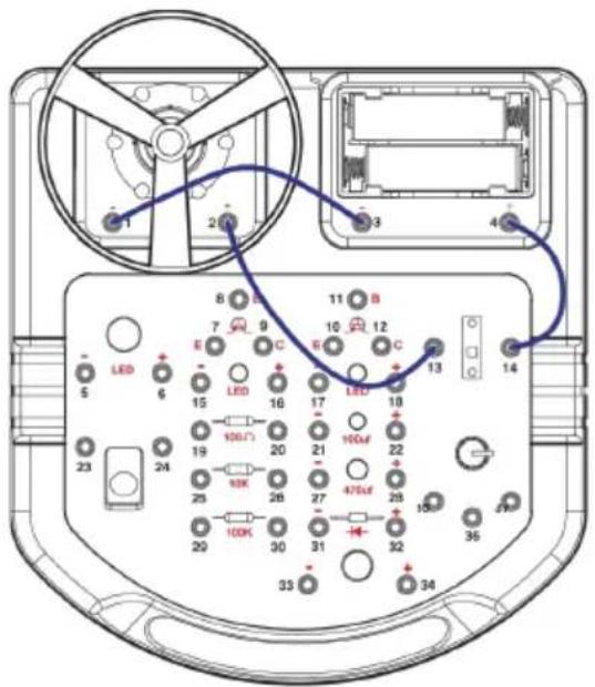 VELLEMAN KNS110 - EXPERIMENTO 1 - Rotor (ventilador volador) Control de luz sonido musical - 1