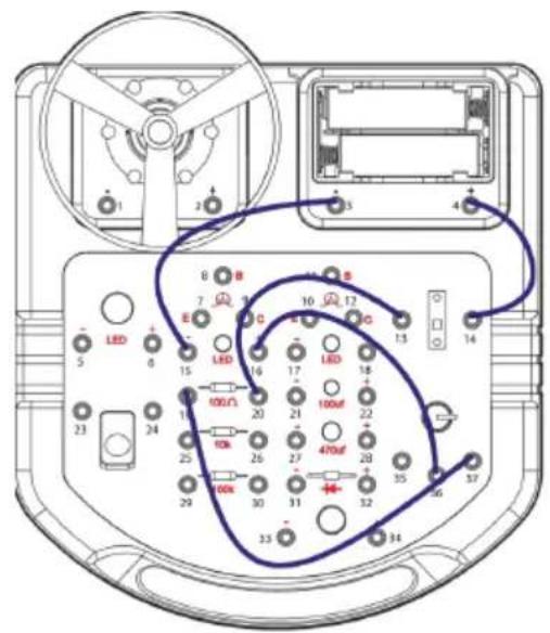 VELLEMAN KNS110 - EXPERIMENTAÇÃO 18 - LED ajustável - 1
