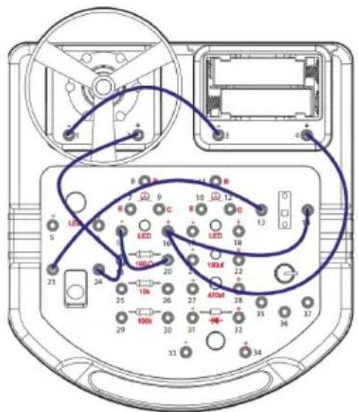 VELLEMAN KNS110 - EXPERIMENTAÇÃO 10 - Circuito LED "Porta NAND" (com ventoinha voadora para mais emoção) - 1
