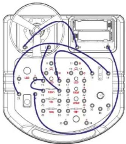 VELLEMAN KNS110 - EXPERIMENTO 7 - Circuito "AND Gate" LED - 1