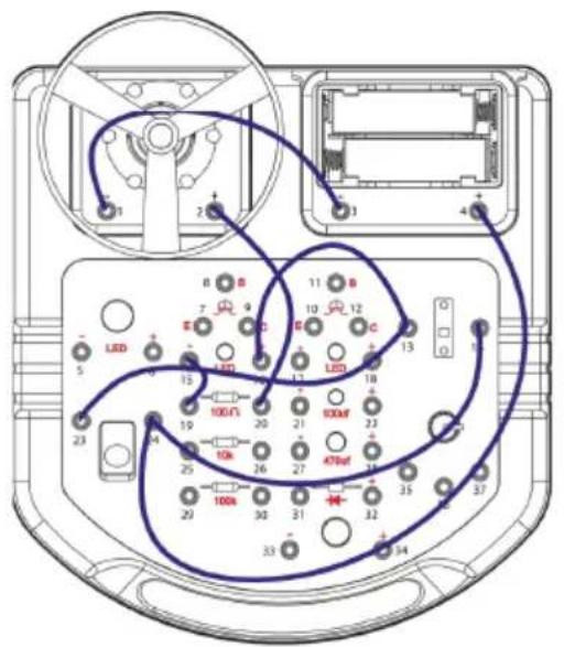 VELLEMAN KNS110 - EXPERIMENT 9 - LED "OF Gate" schakeling - 1