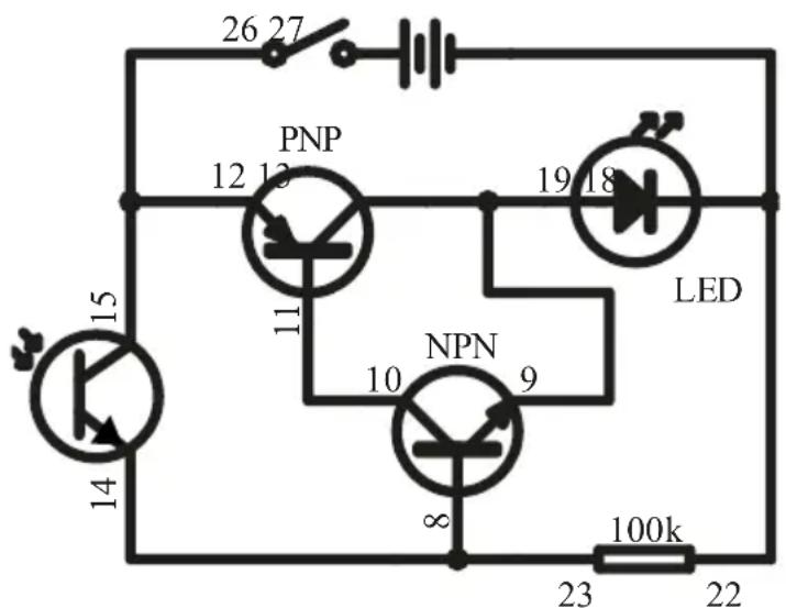 VELLEMAN KNS100 - EXPERIMENTO 6 - Controlo da luz Luz LED (Tipo de luz) - 1