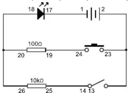 VELLEMAN KNS120 - EXPERIMENTAÇÃO 7 - Demonstração da resistência e da corrente - 1