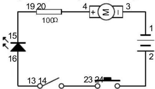 VELLEMAN KNS120 - EXPERIMENT 11 - "AND Gate" circuit for LED - 1
