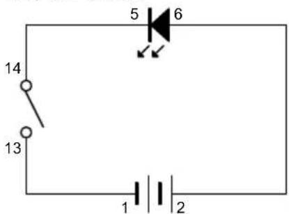 VELLEMAN KNS120 - EXPERIMENTAÇÃO Circuito LED simples - 1