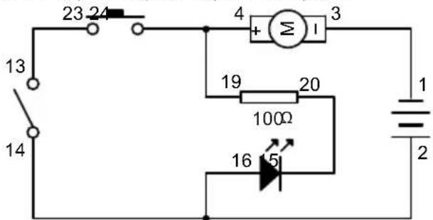 VELLEMAN KNS120 - EXPERIMENT 14 - "NAND Gate"-Schaltung für LED (mit schwebender Kugel für zusätzliche Spannung) - 1