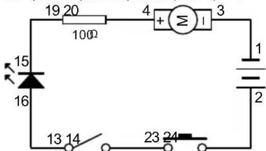 VELLEMAN KNS120 - EXPERIMENT 11 - "AND Gate"-schakeling voor LED - 1
