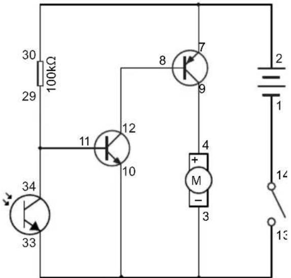 VELLEMAN KNS120 - EXPERIMENTAÇÃO 22 - Insuflador de controlo da luz (tipo escuro) - 1