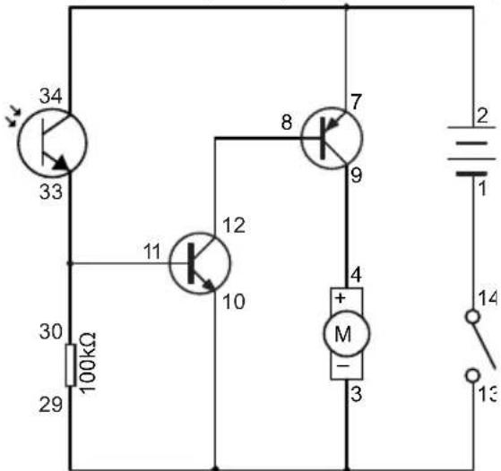 VELLEMAN KNS120 - EKSPERYMENT 21 - Dmuchawa sterująca oświetleniem (typ Light) - 1