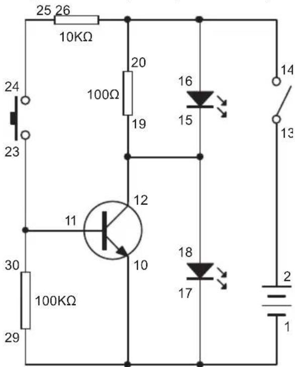 VELLEMAN KNS120 - EKSPERYMENT 25 - Wskaźnik połączenia - 1