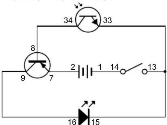 VELLEMAN KNS120 - EXPERIMENT 17 - Een eenvoudige demonstratie van een functie van de PNP-transistor - 1
