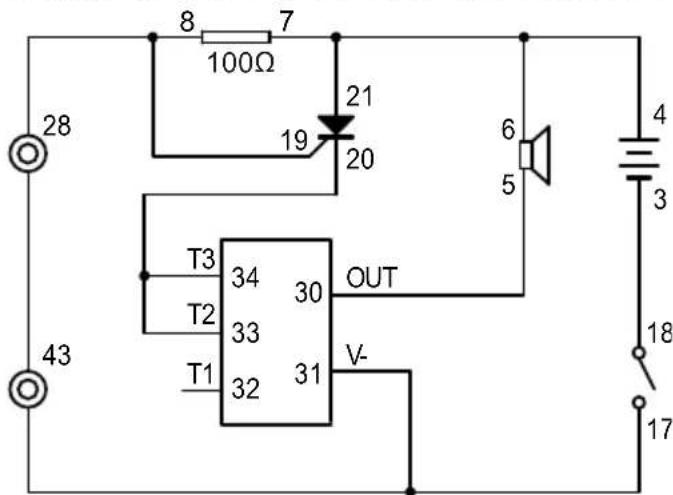 VELLEMAN KNS130 - Alarma de seguridad basada en la desconexión del cableado - 1
