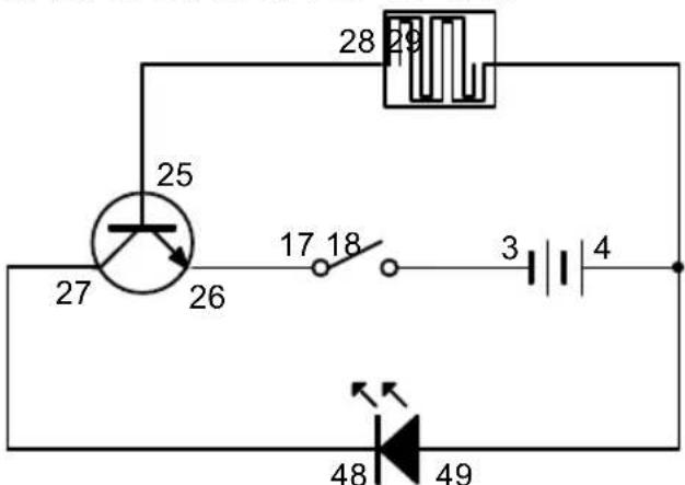 VELLEMAN KNS130 - Una semplice dimostrazione del funzionamento del transistor NPN - 1