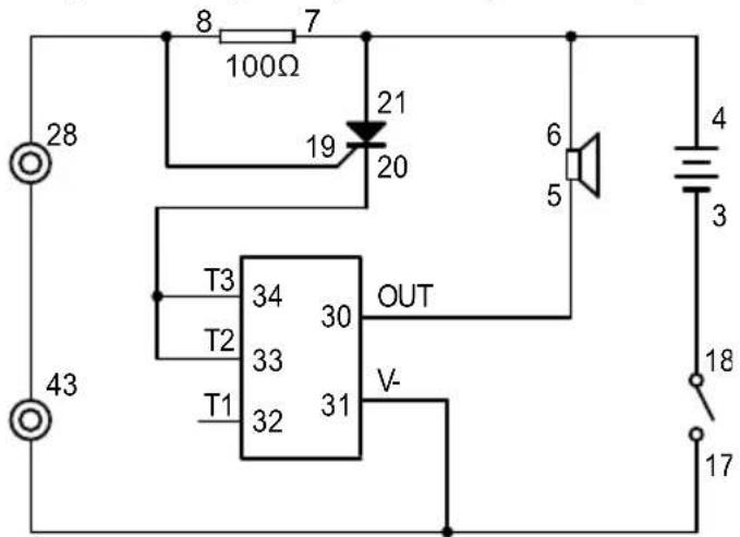 VELLEMAN KNS130 - Security alarm based on wiring disconnection - 1