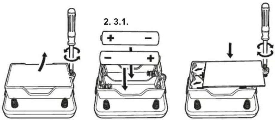 VELLEMAN KNS130 - Informações sobre a bateria - 1