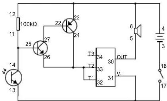 VELLEMAN KNS130 - Darkness activated dog barking sound - 1