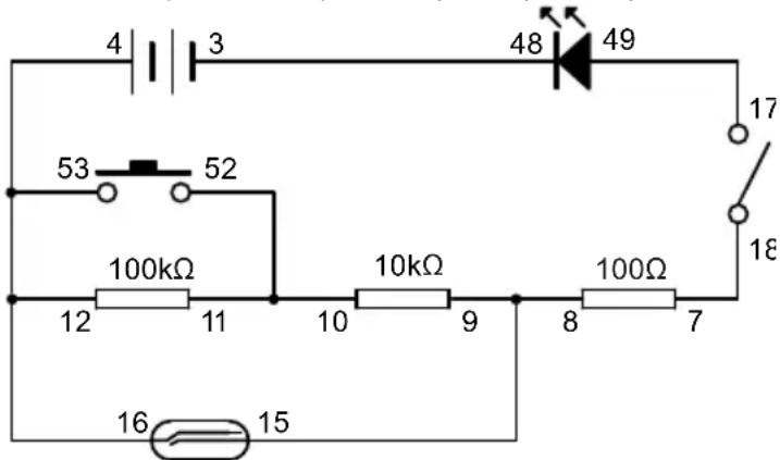 VELLEMAN KNS130 - Resistencias conectadas en series - 1