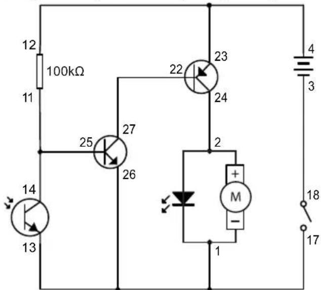 VELLEMAN KNS130 - Luz LED giratoria activada en la oscuridad - 1