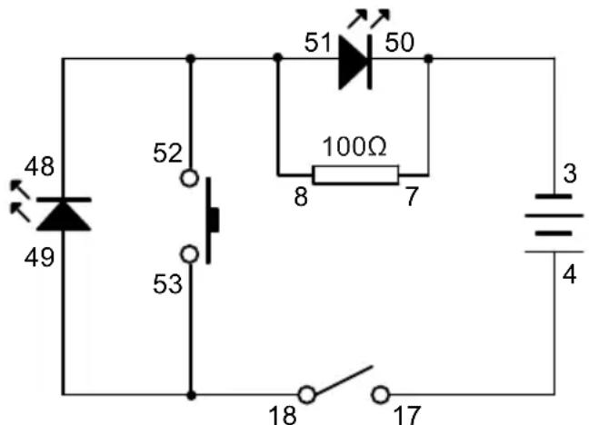 VELLEMAN KNS130 - Fonctionnement du circuit de base de la DEL - 1