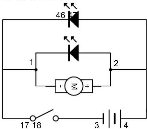 VELLEMAN KNS130 - LED e LED giratorio com um除外 interrutor - 1